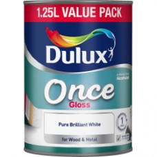 Dulux Once Gloss PBW 1.25Ltr