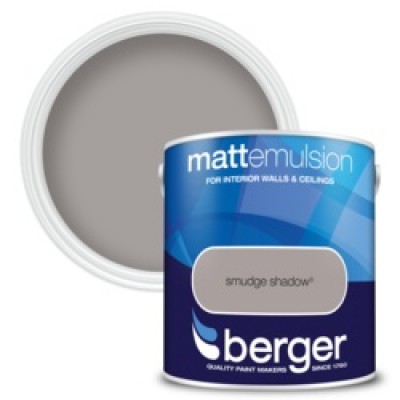 Berger Emulsion Matt Smudge Shadow 2.5Ltr