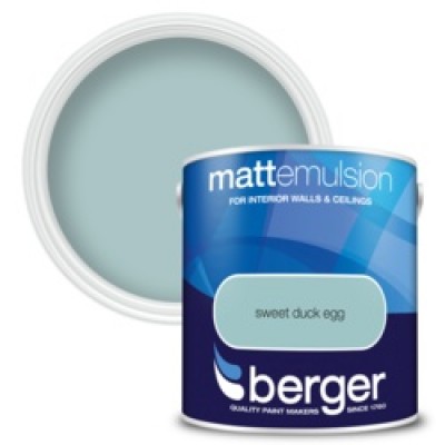 Berger Emulsion Matt Sweet Duck Egg 2.5Ltr