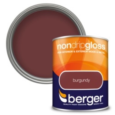Berger Non Drip gloss Burundy 750ml