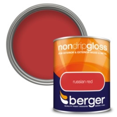 Berger Non Drip Gloss Russian Red 750ml