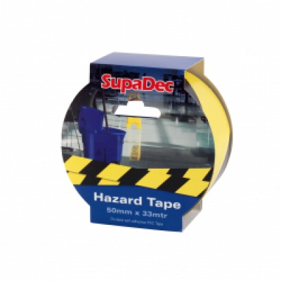 Hazard Warning Tape Yellow & Black