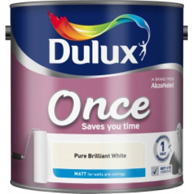 Dulux Once Matt PBW 2.5Ltr