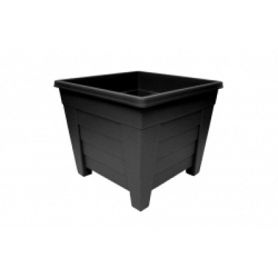 Square Planter 38cm Ebony