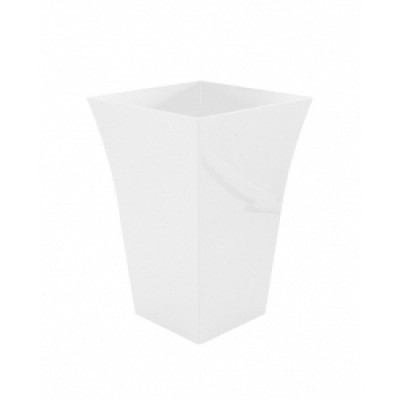 Milano Large Upright Planter White