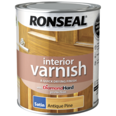 QD Interior Varnish Satin Antique Pine 750ML QD Interior Varnish Satin Antique Pine 750ML