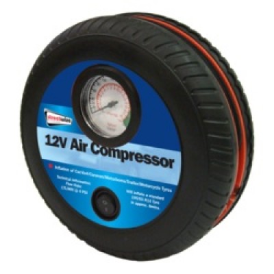 Tyre Shape Air Compr Black