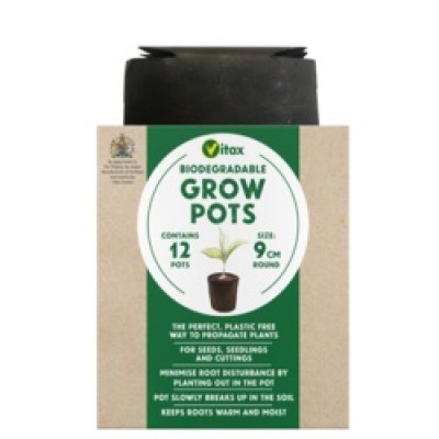 Vitax Grow Pots 9cm Round