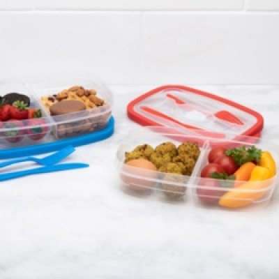 Heat & Eat Lunch Box Cutlery Assorted Colours