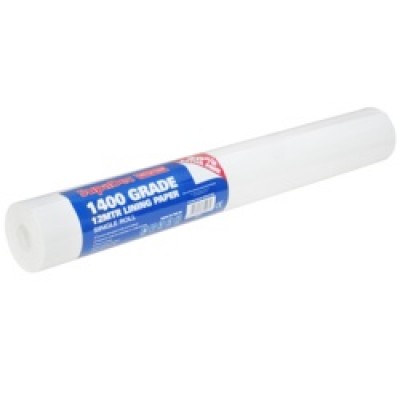 Lining Paper 1400 Grade 10mtr Roll Plus 20% Free Lining Paper 1400 Grade 10mtr Roll Plus 20% Free