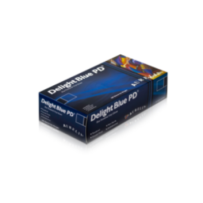Gloves Disposable Vinyl Blue Box100