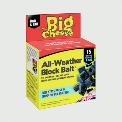 All Weather Block Bait Pack of 15