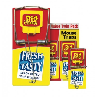 Fresh Baited Mouse Trap - Twin Pack