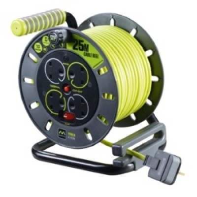 ProXT 13Amp 25mtr 4 sockets Open Cable Reel ProXT 13Amp 25mtr 4 sockets Open Cable Reel