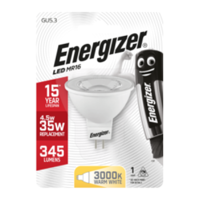 4.8w GU5.3 Warm White Blister Pack