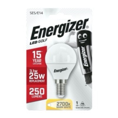Energizer E14 Warm White Blister Pack Golf 3.4w
