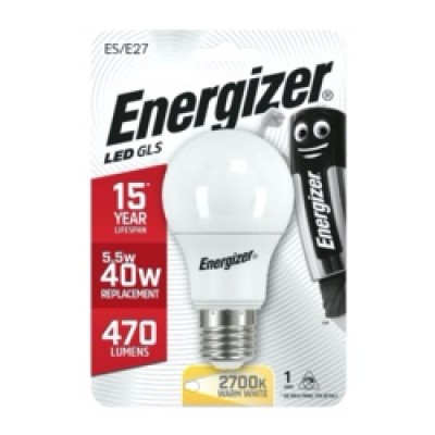 Energizer E27 Warm White Blister Pack Gls 5.6w