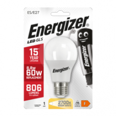 Energizer E27 Warm White Blister Pack Gls 9.2w