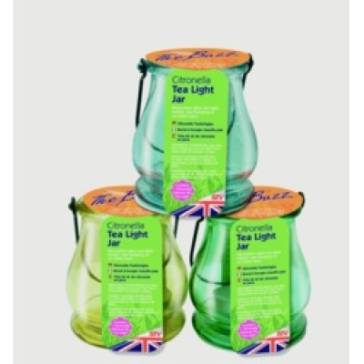 CITRONELLA T-LIGHT & HOLDER JAR