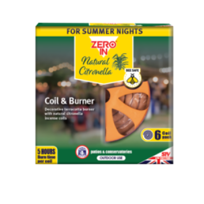 CITRONELLA BURNER&6PK COILS