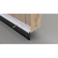 Stormguard Brush Bottom Door PVC Seal 914mm White