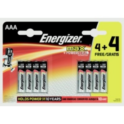 AAA Max Batteries 4 Plus 4 Free