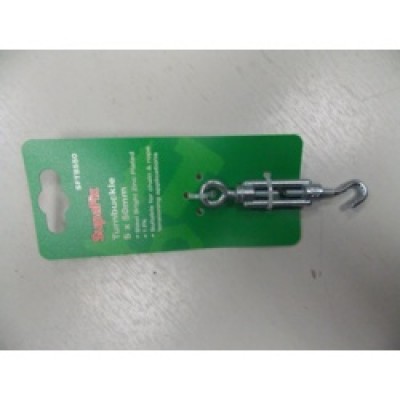 SupaFix Turnbuckle Bright Zinc Plated 5x50mm
