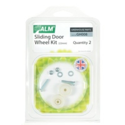 ALM Greenhouse Sliding Door Wheel Kit 22mm