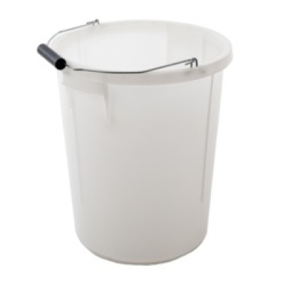 Plasterers Bucket 28L White