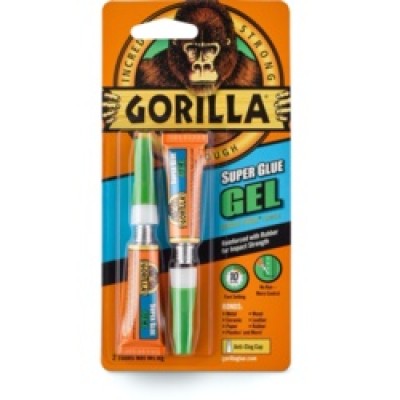 Gorilla Super Glue Gel 2x3g