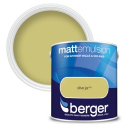 Berger Emulsion Matt Olive Jar 2.5ltr