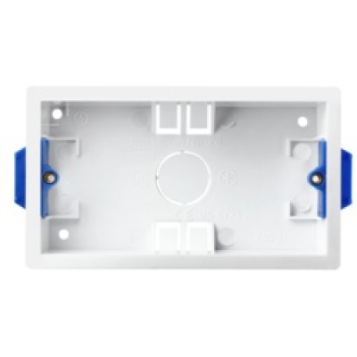 BG Rectangular Dry Lining Box 2 Gang 35mm
