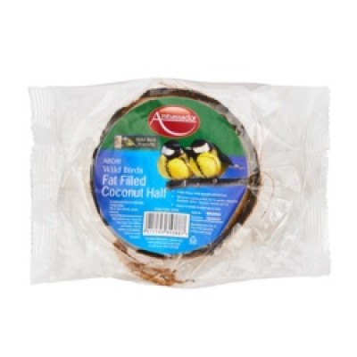 Ambassador Fat Filled Coconut Half Bird Food 200g