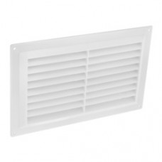 Securit White Plastic Louvre Vent 9