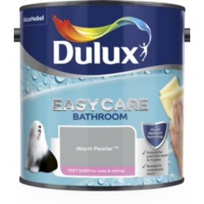 Dulux Easycare Bathroom War Pewter 2.5Ltr