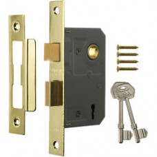 Era 3 Lever Mortice Sashlock 63mm Finish: Brass Effect