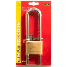 Padlock Brass Adj Long Shackle 50mm