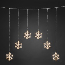 6 Snowflakes LED Acrylic Set