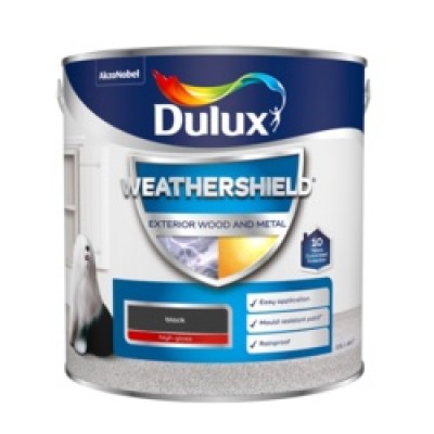 Weathershield Gloss Black 2.5Ltr