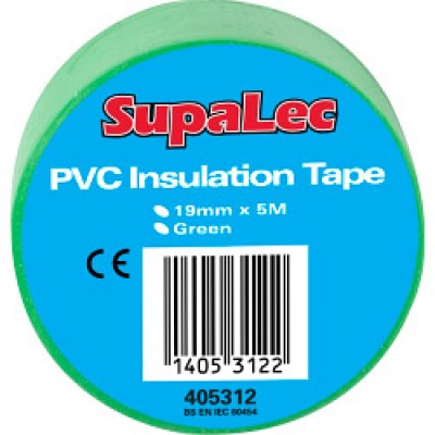 PVC Insulation Tape Green 5Mtr