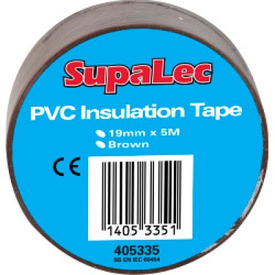 Insulation Tape PVC Brown