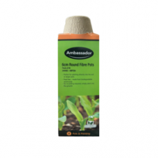 Ambassador Round Fibre Pots 6cm - Pack 96
