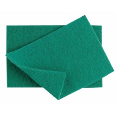 Green Scouring Pads Pack 10