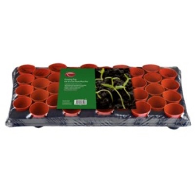 Am/Grow Tray 18x9cm Sq Pots
