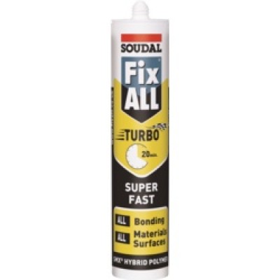 Soudal Fix All Turbo Adhesive White 290ml