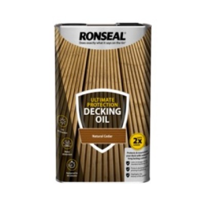 Ronseal Ultimate Decking Oil Natural Cedar 5L