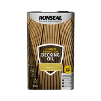 Ronseal Ultimate Decking Oil Natural Pine 5L