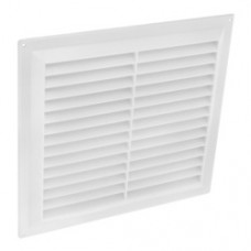 Securit White Plastic Louvre Vent 9