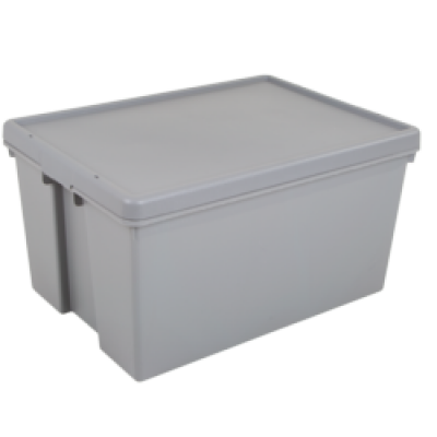 62L H/D BOX&LID GREY