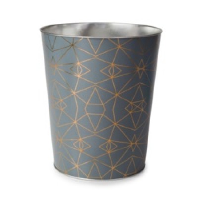 Serena Metal Waste Bin Grey